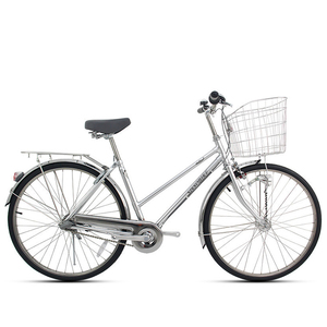 ASD Nova Venda Quente de 26 Polegadas Básica Única Velocidade Branca Cidade Urbana Bicicleta Retro Senhora Adulto Bicicleta - Product Image 1