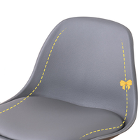 Tabouret de Bar Pivotant Sur Mesure Moderne en Plastique Réglable pour Comptoir de Cuisine ou Bar de Maison, 150 kg, avec Coussin