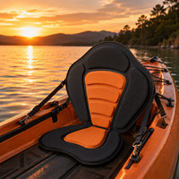 Siège de kayak confortable avec coussin de soutien dorsal rembourré, chaise de bateau amovible pour kayak et canoë, pour commandes en gros, approvisionnement et exportation