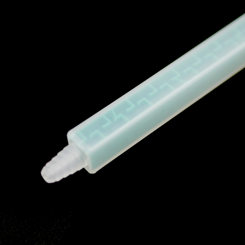 Пластиковый статический Миксер с двойным эпоксидным пистолетом, квадратное сопло для 400 мл/600 мл 1:1 ручных чернильных картриджей