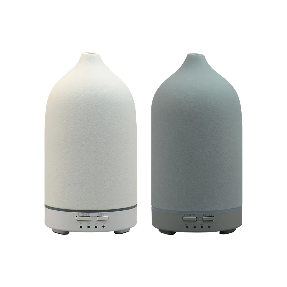 Aggiorna il diffusore di olio di pietra, 500 mq-ft Aroma ceramico olio essenziale umidificatore ad ultrasuoni Aroma-terapia 160ML