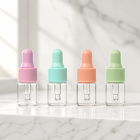 Flacon compte-gouttes en verre miniature personnalisé pour testeur d'huiles essentielles