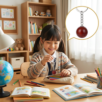 Porte-clés rond en acrylique transparent, imprimé sur mesure, étanche, flottant, pour promotion et cadeau