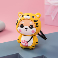 PVC fraise voiture parfum dessin animé animaux Figures désodorisant Airs conditionneur sortie parfum Clip Auto intérieur décor