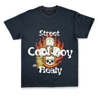Fashion T shirt Pour Hommes T-shirt Streetwear kualitas tinggi kustom t shirt 230 gsm katun timbul Logo kustom