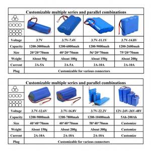 7S5P Rechargeable 1S2P Lithium 48V 12Ah Lifepo4 10000Mah <strong>Li</strong> <strong>Ion</strong> Solar Light Spot Welder for 20S 18650 Ebike 72V 1 <strong>Battery</strong> <strong>Pack</strong> - Product Image 6