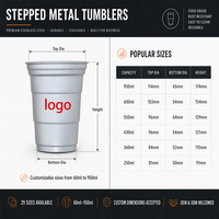 Taza de Cerveza de Aluminio, Vaso Metálico, Vaso Desechable de Aluminio de 32oz, Vaso Reciclable, Tazas Personalizadas con Logotipo y Color para Fiestas, Modernas