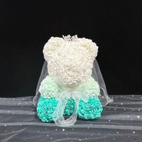 Meilleures ventes de ours en roses dans une boîte cadeau 25/40 cm Ours en peluche en mousse de rose pour la Saint-Valentin Cadeau 2025