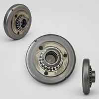 Ensemble de couvercle d'embrayage de moto pour Honda Wave125 C125 FUNEO TC125 en fonte et alliage d'aluminium