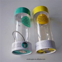 Personnalisé En Plastique Tube Rond boîte de Jouet D'emballage Et D'emballage de Cylindre En Plastique