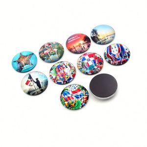 Promotion Small Tiny Size Refrigerator Souvenir 32Mm 35Mm 38Mm 40Mm 50Mm Logo Photo Button Badge <b>Fridge</b> Magnets Custom - Product Image 4