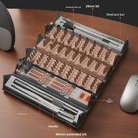 Jeu de tournevis de précision professionnel 128 en 1, embouts magnétiques en acier S2, poignée en alliage d'aluminium, kit de réparation DIY, boîte électronique