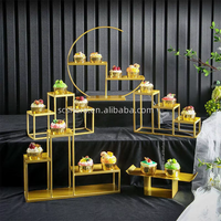 Présentoir à gâteaux et desserts européens, support simple pour gâteaux et snacks, ensemble de présentoirs pour buffet, repas froids et table de pause-café