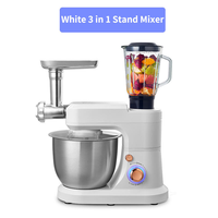 Robot culinaire électrique multifonction pour la maison, mélangeur de pâte, processeur d'aliments, en acier inoxydable, capacité 5L, moteur en cuivre pur, nouveau modèle