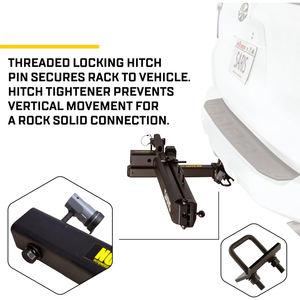 อะแดปเตอร์สวิงอะเวย์แบบใหม่ของ AMBITION สำหรับจักรยาน รับน้ำหนักได้ 250 ปอนด์ ใช้ได้กับตัวรับขนาด 2 นิ้ว สำหรับรถจักรยานยนต์และรถพ่วง - Product Image 3