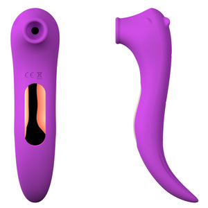 Vibrador de Succión Clitoral con Forma de Delfín Azul 2021, Bonito Vibrador Sexual para Masaje de Clítoris y Vagina, Vibrador de Succión de Pene - Product Image 1