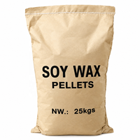 Lot de moulants pour bougies, granulés, naturelles, durs, pour confectionner des bougies, vente en gros