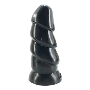 FAAK insertable length 15.5cm 6" 5.2cm large thick silicone anal toys realistic dildo butt plug black sex toys adult for men