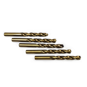 Échantillon gratuit de l'usine chinoise 2-10mm DIN338 fabrication de trous HSS-G kits de forets hélicoïdaux Cobalt ambre fini - Product Image 6