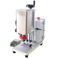 Machine à sertir pneumatique de bureau ChaoXian FEA20mm 100ml pour pompe de pulvérisation de parfum, multi-usages pour l'emballage de parfums