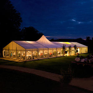 Carpa para fiestas de estructura mixta de techo alto de 10x15, 15x20, 20x40 para 800 personas - Product Image 1