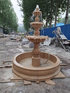 Grande Fontana Artificiale Moderna da Esterno per Giardino, Casa e Hotel, Realizzata in Pietra, Granito e Marmo - Product Image 2