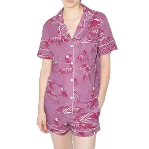 Woman Night Sexy Sleepwear Ladies Silk Pyjamas Sets Women's Sleepwear Lounge Wear Nightdress
