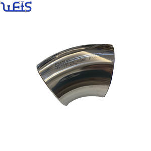 ข้อต่อท่อสุขาภิบาลเกรดอาหารข้อต่อท่อสแตนเลสสั้นเชื่อมข้อศอกเรียบมาตรฐานบูชมาตรฐาน - Product Image 3