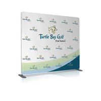 Mur d'affichage toile pop-up extérieur sur mesure de haute qualité 8ft/10ft pour événements