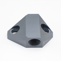High-performance Cutting Tools Cnc Milling Lathing Drilling Silver Anodize Aluminum 6061 Sandblast Parts Customized Shape