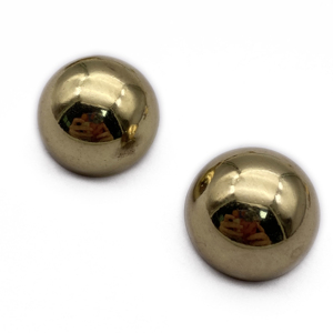 Chất Lượng Cao 20Mm Chân Vàng Mạ Kim Loại Kẽm Hợp Kim Dome Nút Vàng Nửa Bóng Nấm Nút - Product Image 3