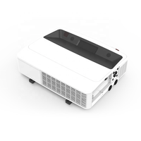 Vidéoprojecteur Laser TV 5000 Lumens, Projecteur 4K Laser TV Smart pour Home Cinéma avec Écran de Projection ALR