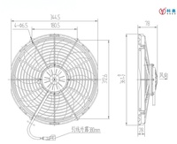 8 "9" 10 "11" 12 "13" 14 "16" SPAL climatisation pour DC condensateur moteur ventilateur 12V/24V pousser et tirer de l'usine