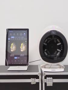 Máy phân tích da thông minh ba máy ảnh và 48 triệu pixel Q2 phân tích da mặt Q2 Máy phân tích phạm vi da mặt 3D - Product Image 3