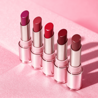 Cosmétiques pour les lèvres Rouge à lèvres solide Texture crémeuse Soyeuse et hydratante Convient au maquillage quotidien des filles