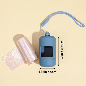 2026 OEM & ODM Distributeur de sacs à déjections pour animaux de compagnie (chats et chiens) d'extérieur, réutilisable, avec procédé de peinture par pulvérisation, et 1 rouleau de 15 sacs pour déjections canines - Product Image 2
