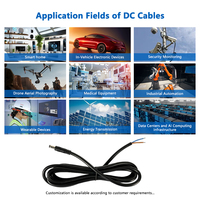 Câble d'extension d'alimentation DC5521 mâle-femelle en cuivre pur 16AWG 1mm² avec connecteur DC pour appareils électriques basse consommation