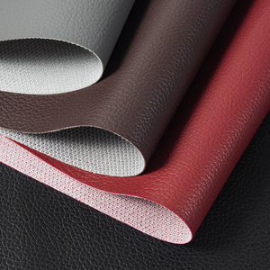 Vente Flash : Cuir Synthétique PVC Lychee 0,6 mm pour Canapé, <span class=keywords><strong>Tissu</strong></span> de Revêtement en Similicuir pour Matériaux de Canapé 160101-2317 - Product Image 3