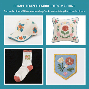 Machines à broder entièrement automatiques 1501, machines à broder multi-aiguilles informatisées pour vêtements et confection - Product Image 6