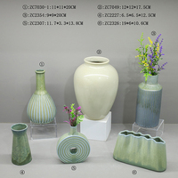 Vase de table moderne en céramique et porcelaine, ensemble de fleurs pour la décoration de la maison et les mariages