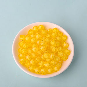 ลูกปัดทรงลูกบาศก์500กรัม/ถุงลูกปัดคริสตัล3D 10มม. ลูกปัดอะคริลิคใสสำหรับสร้อยข้อมือสร้อยคองานฝีมือเครื่องประดับทำ - Product Image 5