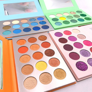Thấp moq nhãn hiệu riêng 15 màu sắc cao sắc tố Eyeshadow Palette không có logo tàn ác miễn phí thuần chay trang điểm <span class=keywords><strong>Eye</strong></span> <span class=keywords><strong>Shadow</strong></span> Palette - Product Image 4