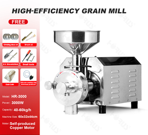Horus - Molino de Granos de Alta Capacidad para Uso Comercial, 50-60 kg/h, 3000 W, Molino de Hierbas, Molino de Soja, Especias, Frijoles - Product Image 2