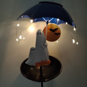 ไฟสวนรูปกบพลังงานแสงอาทิตย์ LED พร้อมเสาโลหะ กันน้ำ ตกแต่งภายนอก ตั้งได้เอง - Product Image 2