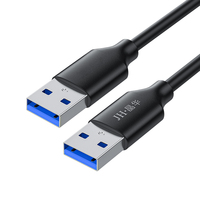 Cable USB 3.0 Tipo A Macho a Macho (M/M) Azul, Cable AM a AM de 1M 2M para Transferencia de Datos