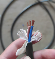 H07RN-F 4G2.5mm PE-isoliertes flexibles Kabel auf Rolle für industrielle und Bauanwendungen, Kupferleiter-Steuerkabel