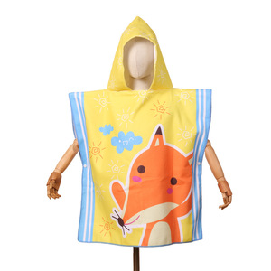 Poncho pour enfants sans formaldéhyde, <span class=keywords><strong>Cape</strong></span> pour enfants absorbe l'eau, serviette <span class=keywords><strong>de</strong></span> plage à capuche - Product Image 6