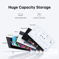 Ordinateur portable professionnel Core i5 neuf, ultra-fin, SKD/CKD, 12 Go/16 Go, 2.5K, avec processeurs i3, i5, i7, i9, N5095