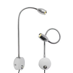 Modern Flexible Gooseneck Reading Light Touch Control Dimmable 3W LED <b>Wall</b> <b>Lamp</b> for Bedroom Study - Product Image 6