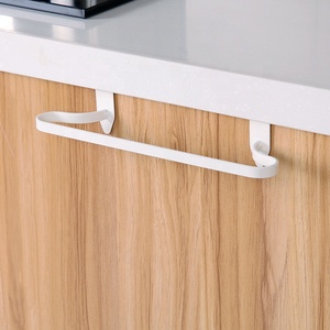 <span class=keywords><strong>Porte</strong></span>-serviettes sans perçage sur la <span class=keywords><strong>porte</strong></span> de l'armoire, barre de fil plat, <span class=keywords><strong>support</strong></span> suspendu pour salle de bain et cuisine, étagère, <span class=keywords><strong>support</strong></span> de tour - Product Image 4